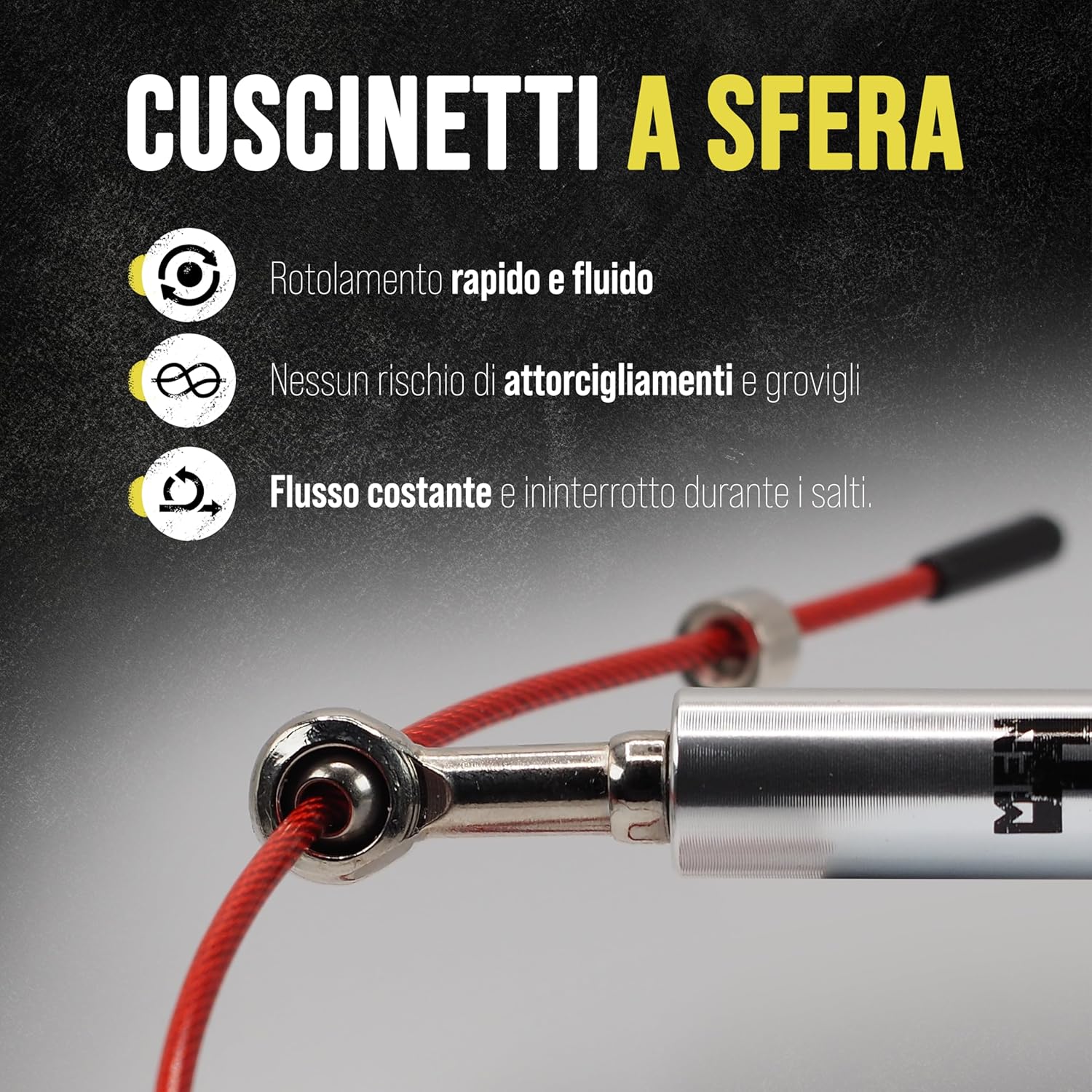 Thumbnail 4 de DISTOCK Corda per saltare professionale da palestra 3,5 m per crossfit e double under