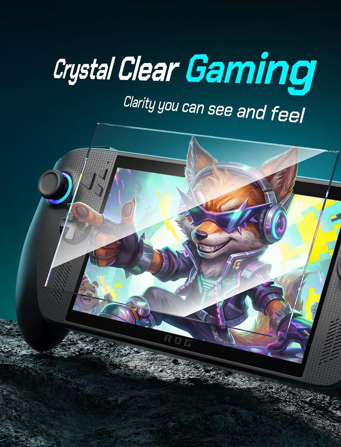 Thumbnail 5 de JSAUX Carrying Case Bundle for ROG Xbox Ally X (2025) — Screen Protectors, Thumb Grips, and Travel Bag Set