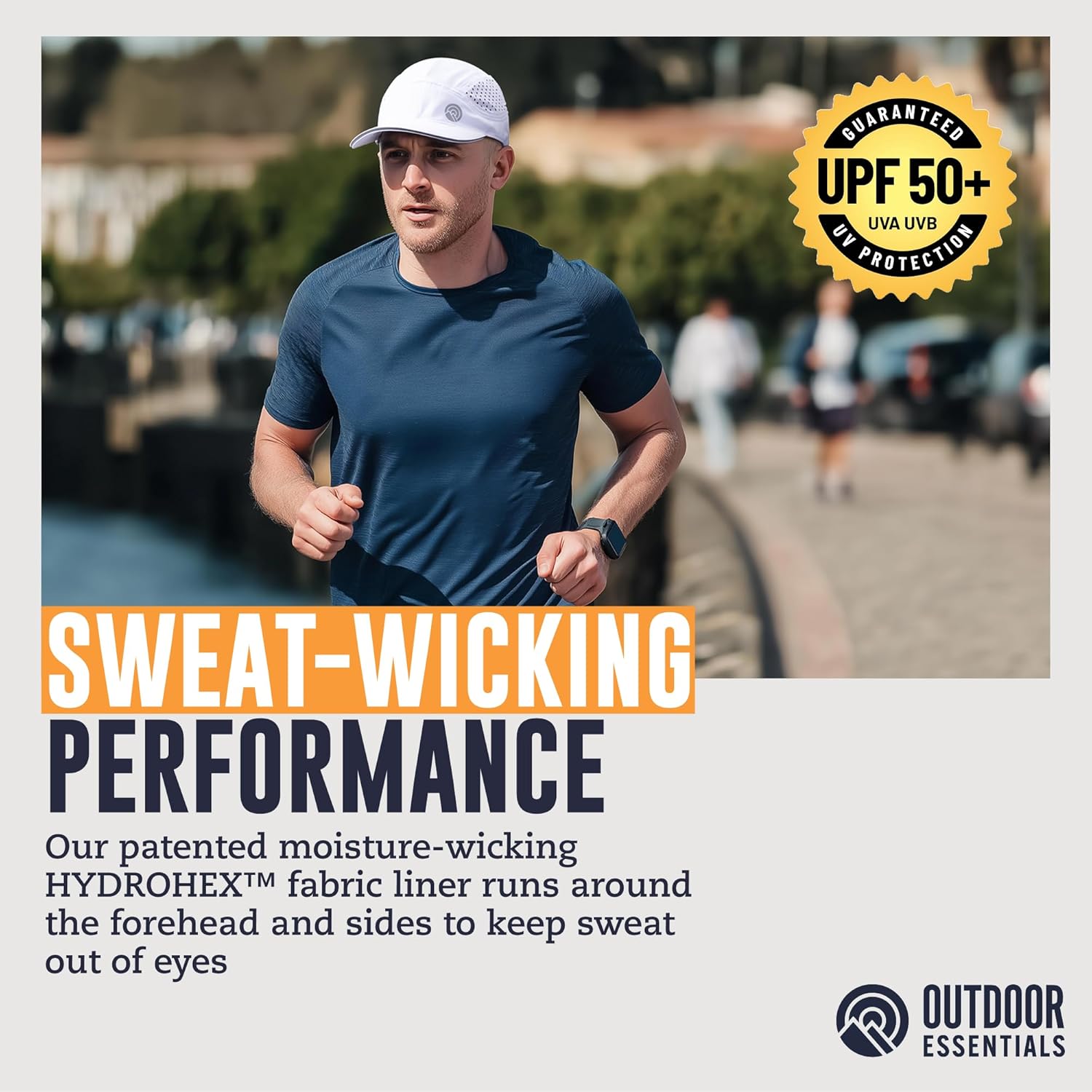 Thumbnail 3 de Cappellino sportivo UPF 50 OutdoorEssentials per corsa e palestra