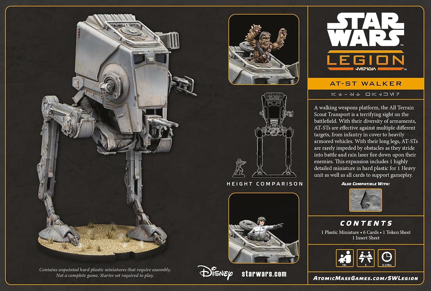 Thumbnail 3 de Asmodee - Star Wars™ : Légion – AT-St (Reissue) – AMG – Jeu de Figurines