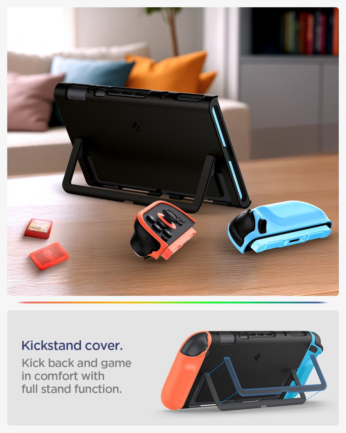 Thumbnail 5 de Coque Spigen Nano Pop pour Nintendo Switch 2 (2025) avec couvercle pour béquille intégrée