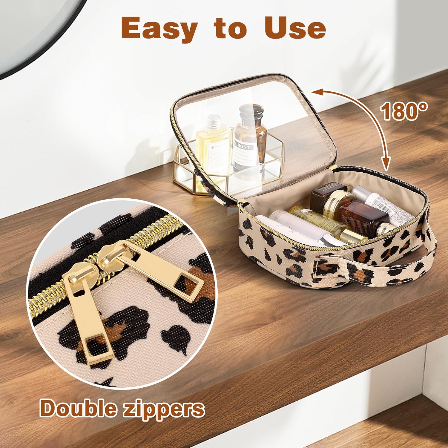 Detalle de Wedama Clear Toiletry Bags, 3-Pack