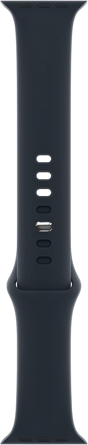 Detalle de DONEGANI silicone straps for Apple Watch (Ultra 2, Series 10–1, SE, 49mm–38mm) Midnight
