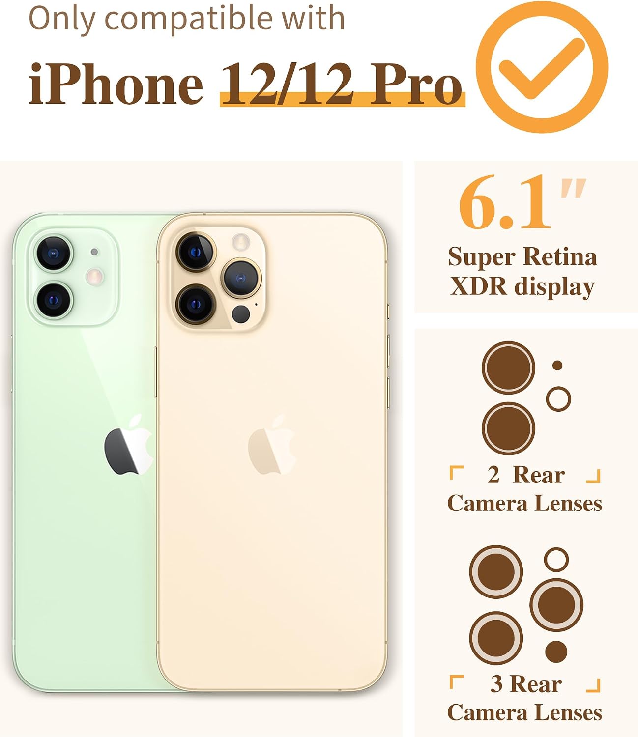 Thumbnail 1 de GVIEWIN iPhone Case for iPhone 12