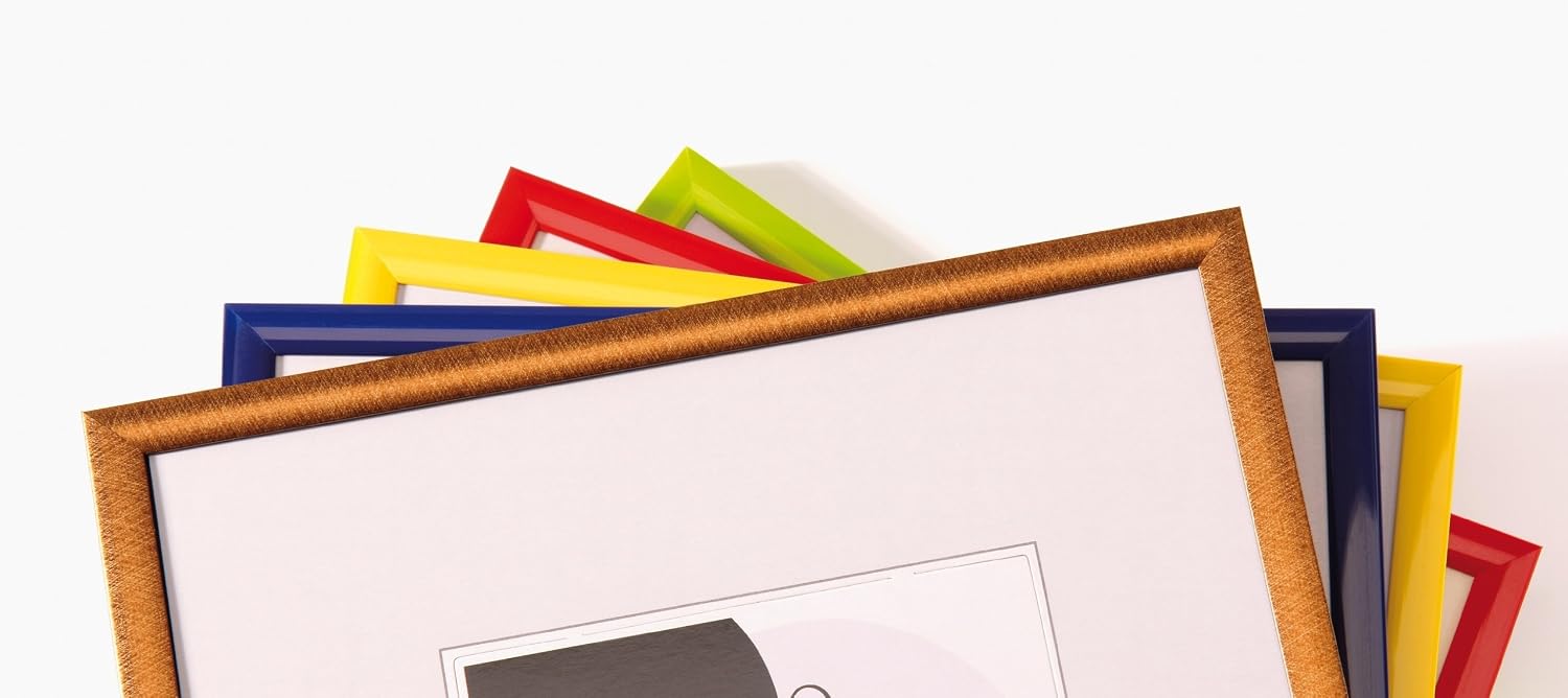 Detalle de Walther Design Cadre Photo Acier 3X 15x20 cm – Galerie avec Passe-Partout