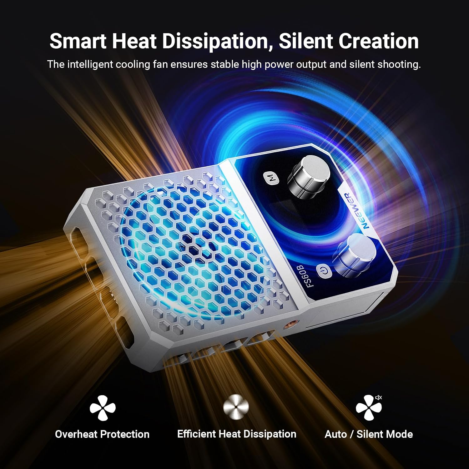 Thumbnail 6 de NEEWER 60W Compact Pocket Bi Colour LED Light FS60B review
