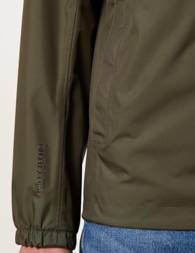 Detalle 2 de Helly Hansen Milford Jacket para hombre – Burton Gris/Verde, talla S
