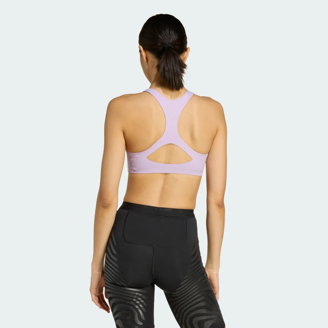 Thumbnail 1 de Sujetador Adizero Run Medium Support de Adidas – tono Violeta