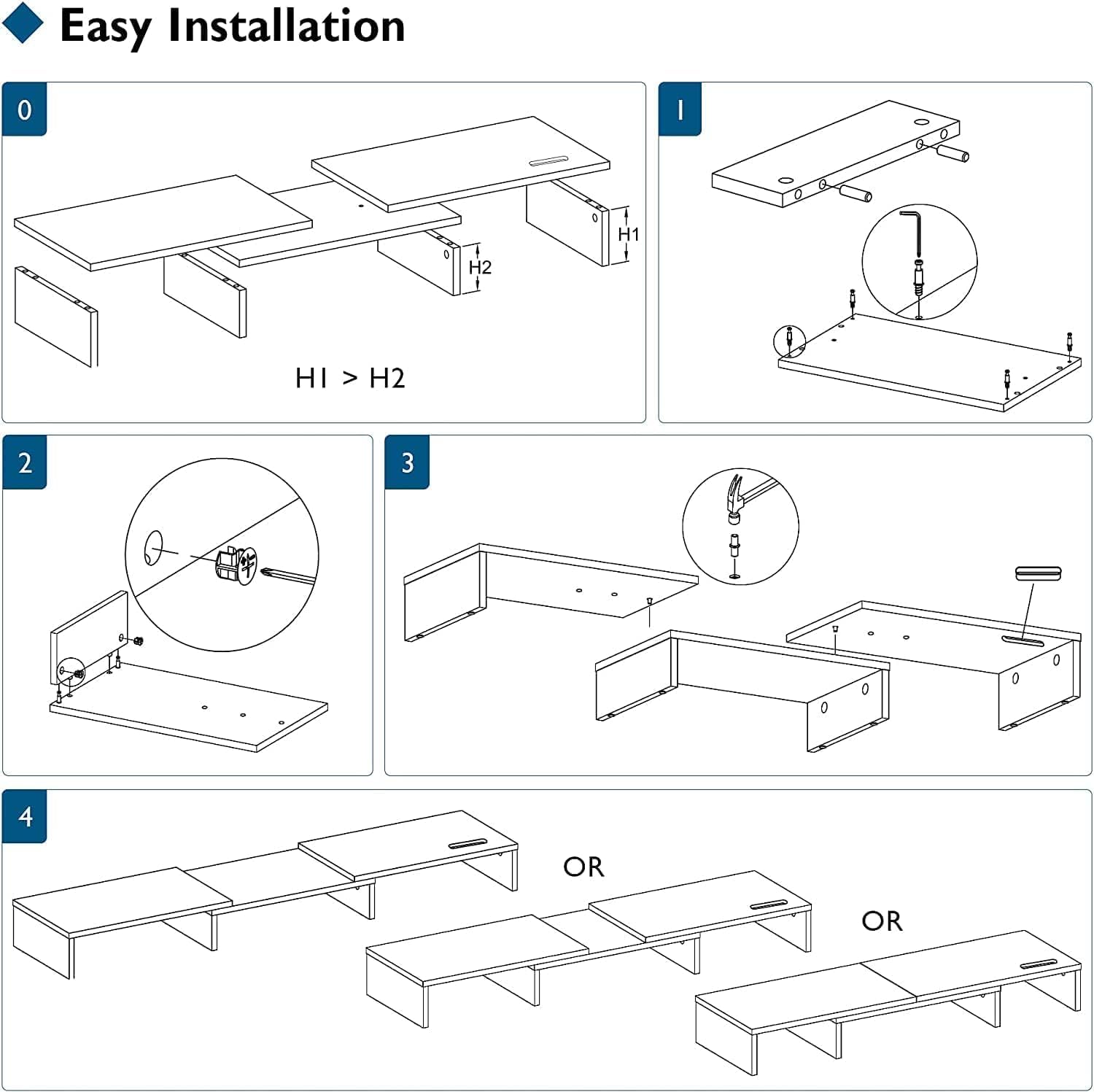 Thumbnail 6 de BONTEC Supporto doppio monitor regolabile 20kg 💻