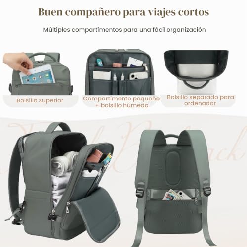 Thumbnail 5 de Yankony Mochila de Cabina 45x36x20 cm, 32 L – para Easyjet y viajes cortos