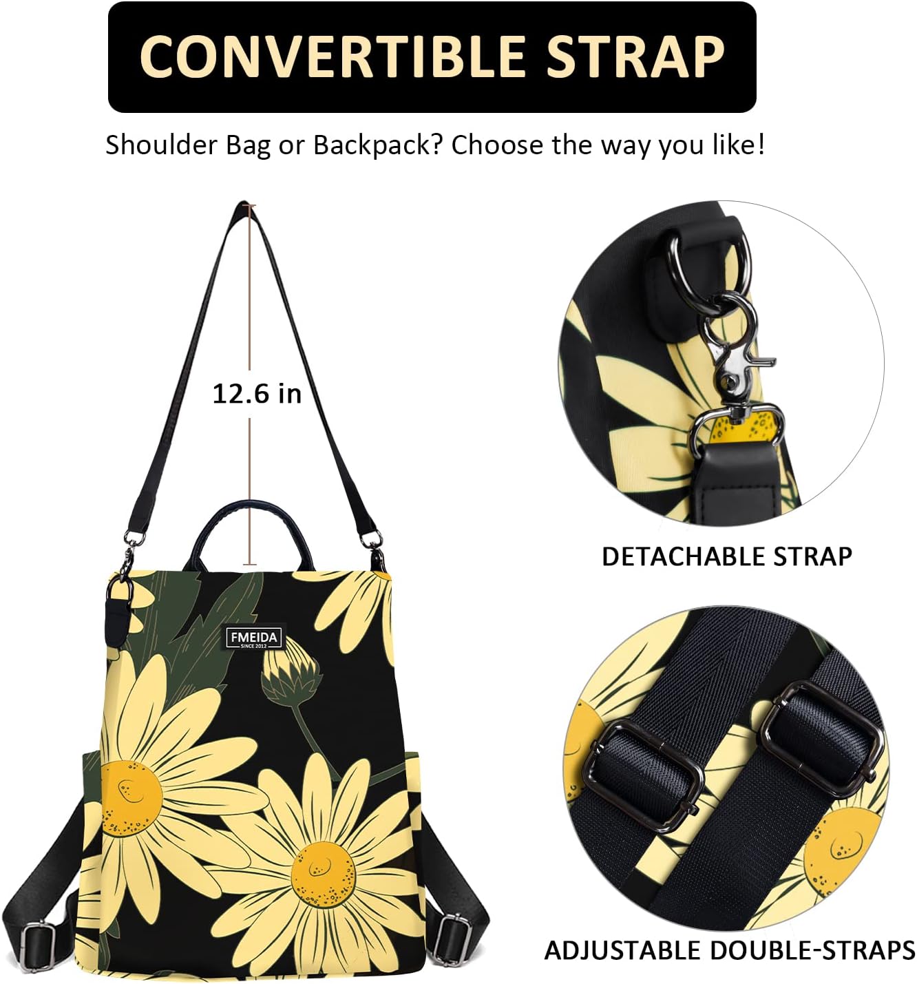 Thumbnail 5 de Fmeida Anti Theft Backpack for Women