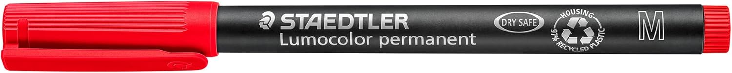 Thumbnail 6 de STAEDTLER Lumocolor Permanentmarker blau, F-Spitze – nachfüllbar, wisch- und wasserfest, Made in Germany