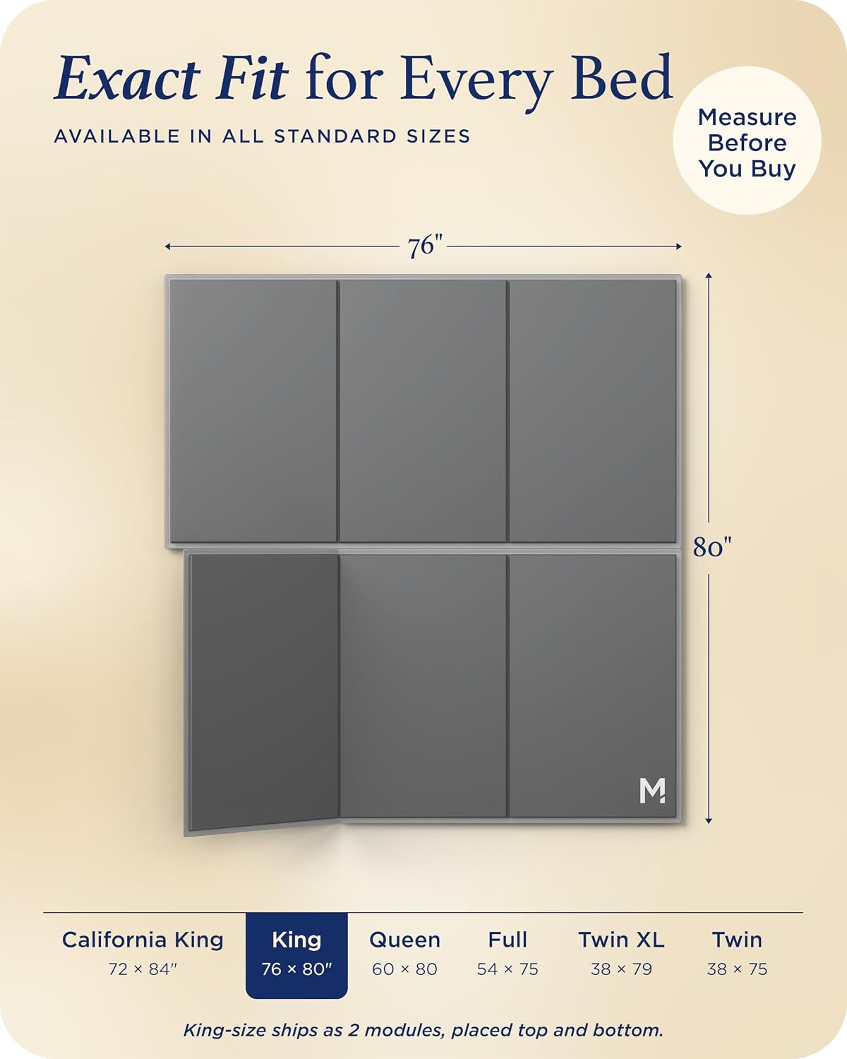 Thumbnail 6 de Meliusly Premium 10mm Bunkie Board King Size