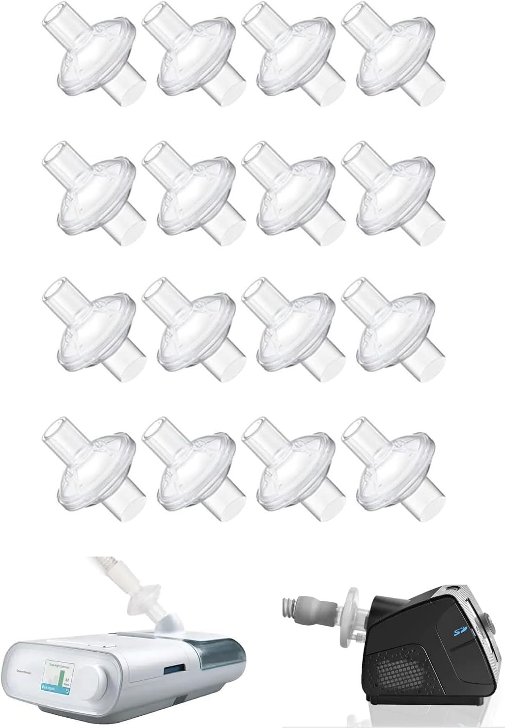 Detalle 2 de Universal CPAP Inline Filters (4 Pack) for ResMed AirSense 11/10 and More