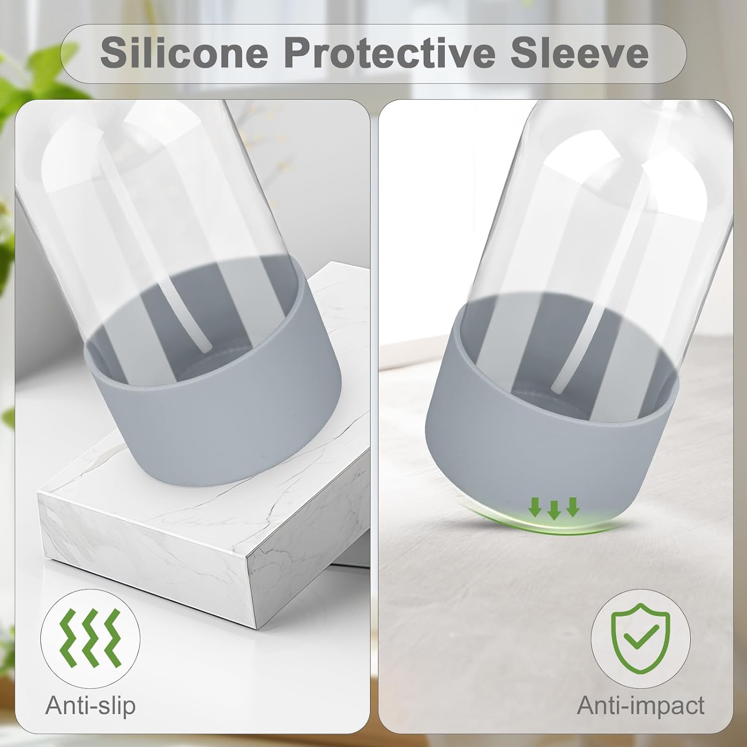 Thumbnail 4 de Worldgsb Glass Spray Bottles 16 oz with Silicone Sleeve