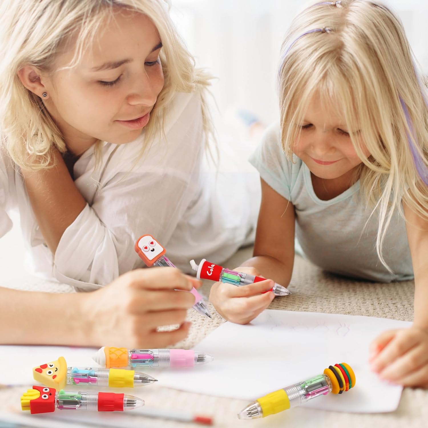 Thumbnail 3 de WIURGOHA 64-Pack Mini Multicolour All-in-One Pens (4 in 1) for Kids