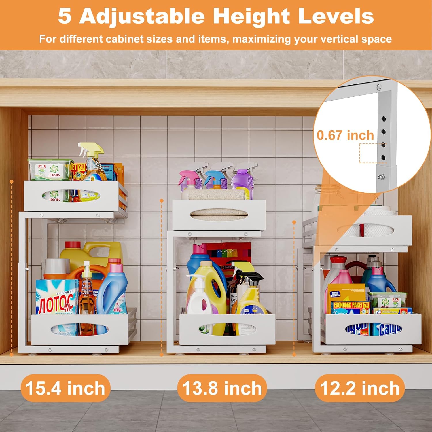 Thumbnail 5 de mixeshop Under Sink Organizer 16" 2-Tier