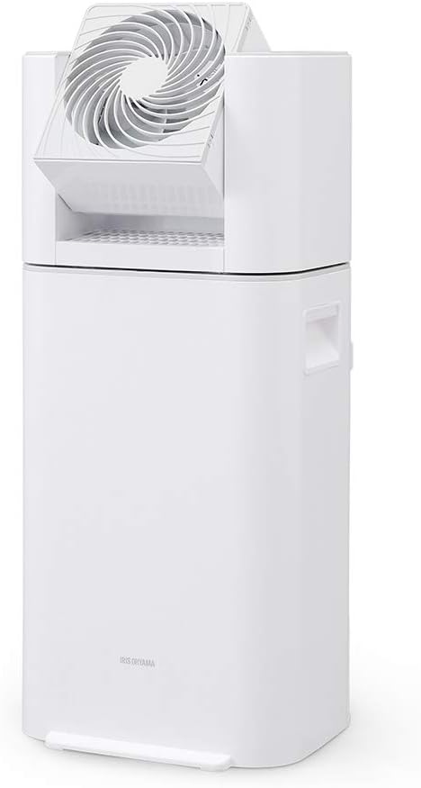 Detalle de アイリスオーヤマ IJD-I50-WH 衣類乾燥除湿機 サーキュレーター付き・デシカント式・5L/日
