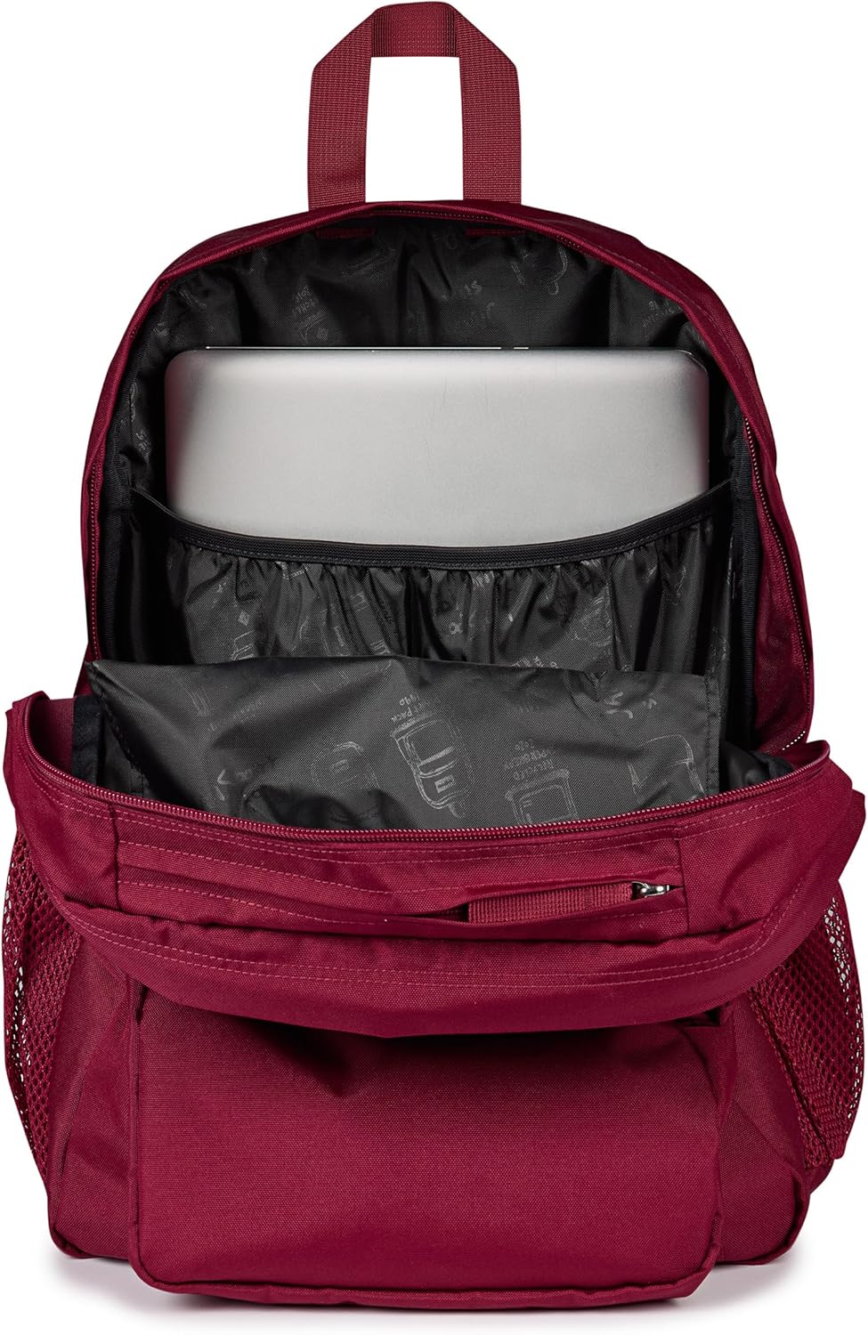 Detalle de JANSPORT Grand Sac à Dos – Compartiment pour ordinateur portable 15 pouces