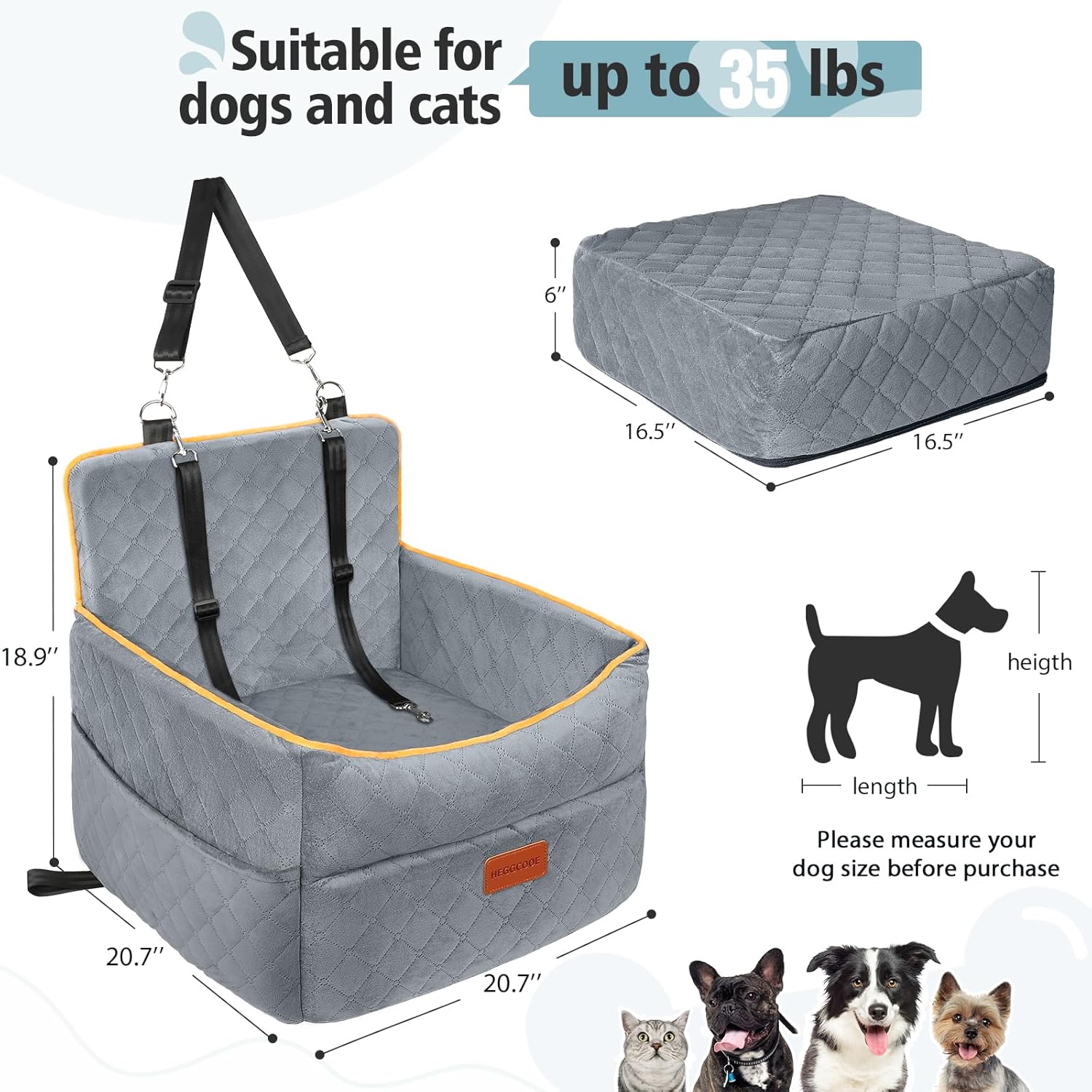 Detalle de Hundeautositz 20,7 Zoll