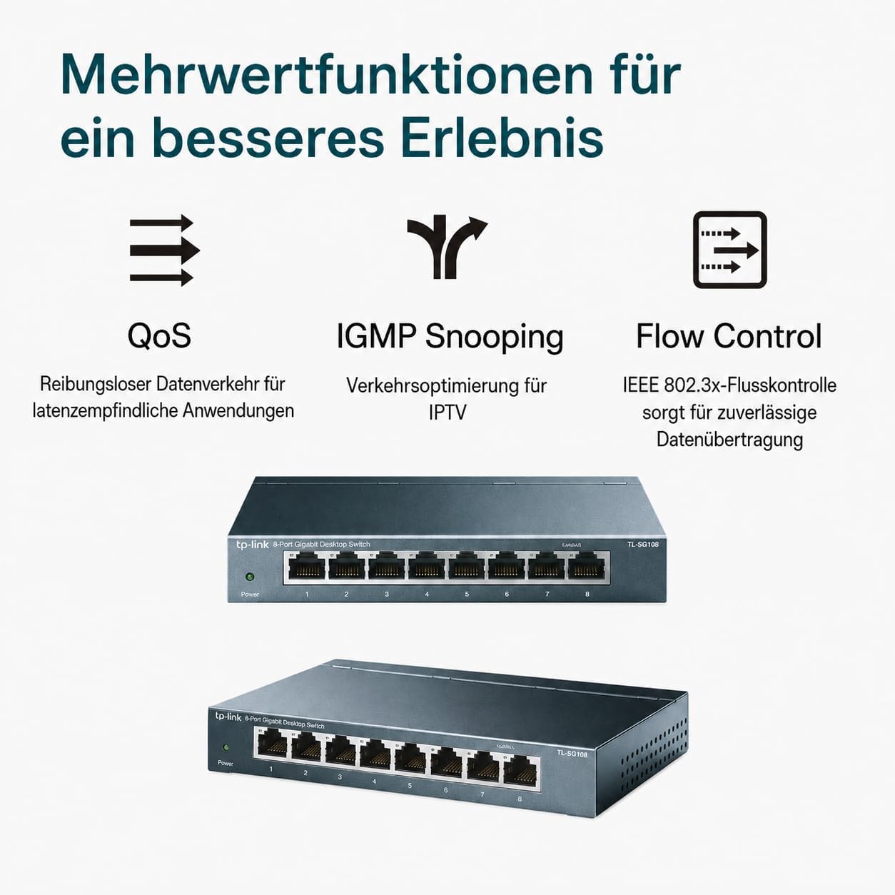 Thumbnail 5 de TP-Link TL-SG108 8‑Port Gigabit Switch 📡