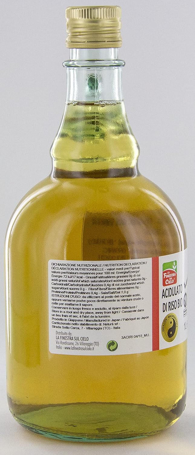 Thumbnail 1 de LA FINESTRA SUL CIELO Acidulato di Riso Biologico – 1000 g: condimento versatile e delicato