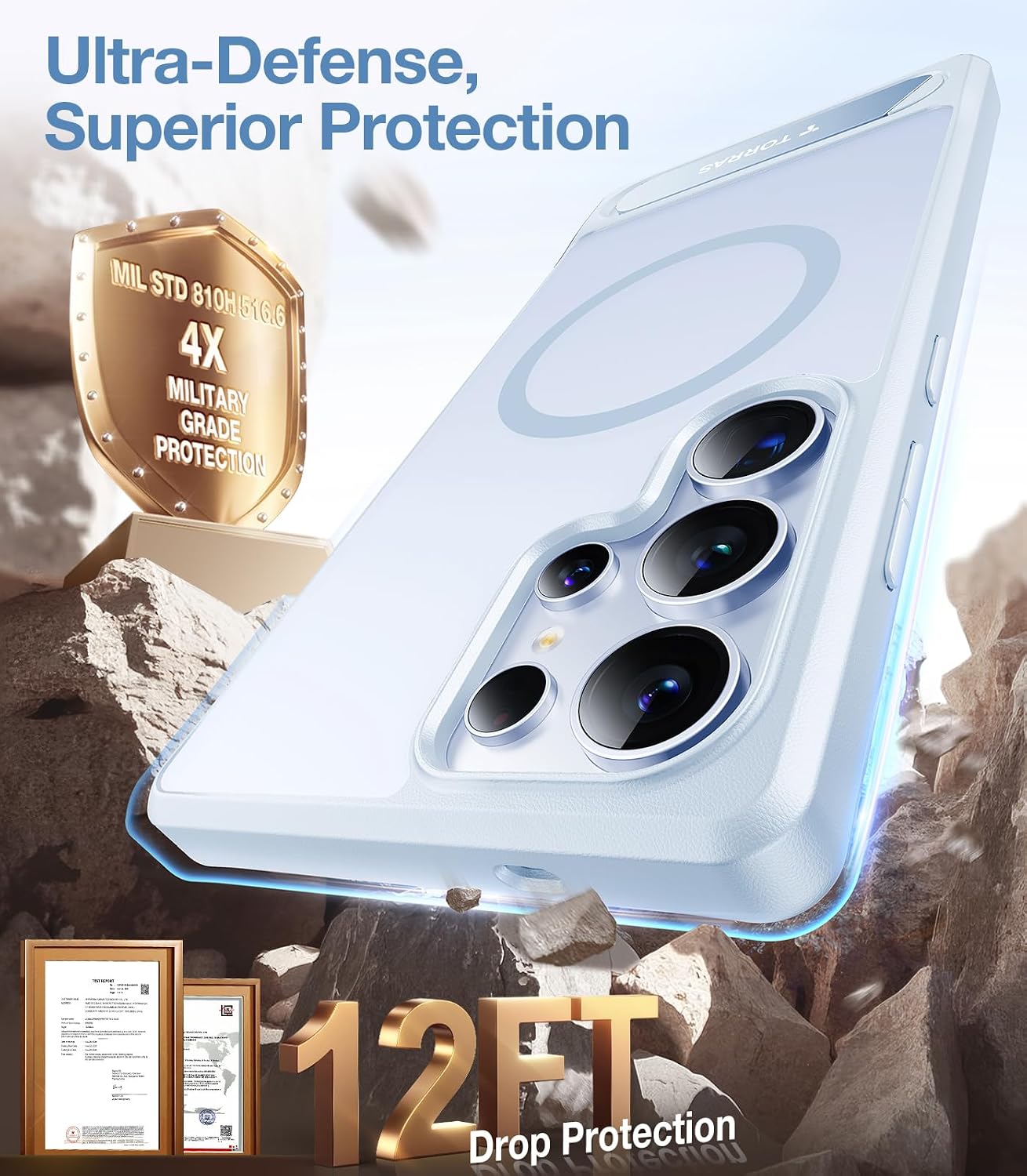 Detalle 1 de TORRAS Magnetic Case for Galaxy S25 Ultra