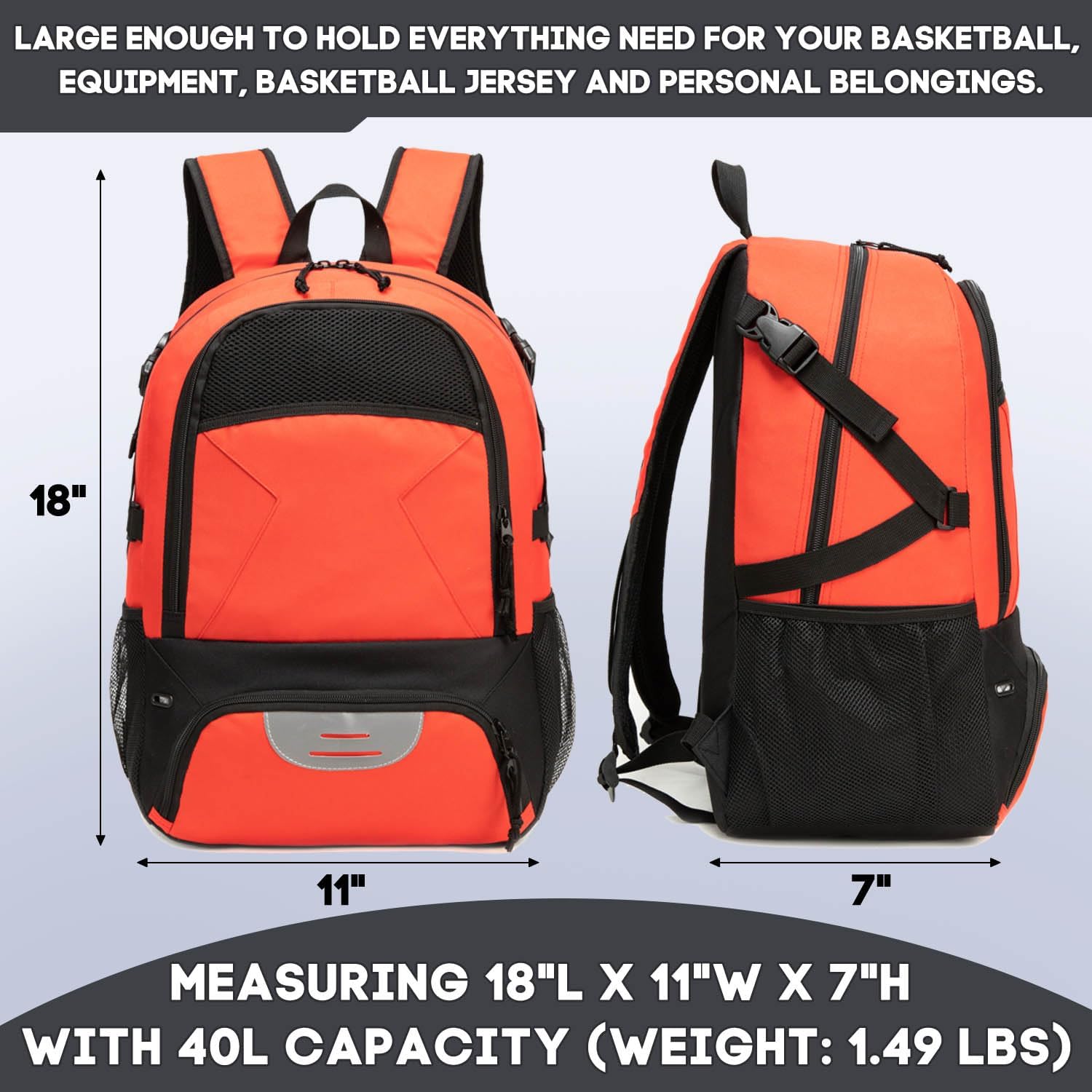 Detalle de AIRTTUZ Basketball Backpack 30L