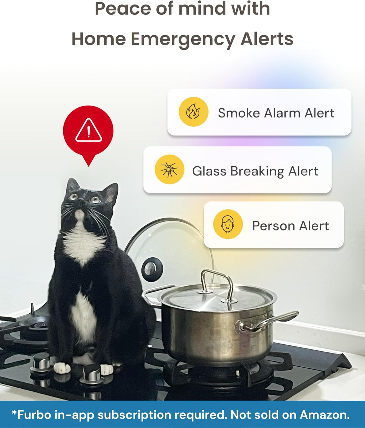 Thumbnail 5 de Furbo 360° Cat Camera with subscription required (3-month commitment to unlock) – smart pet camera, 2-way audio & night vision