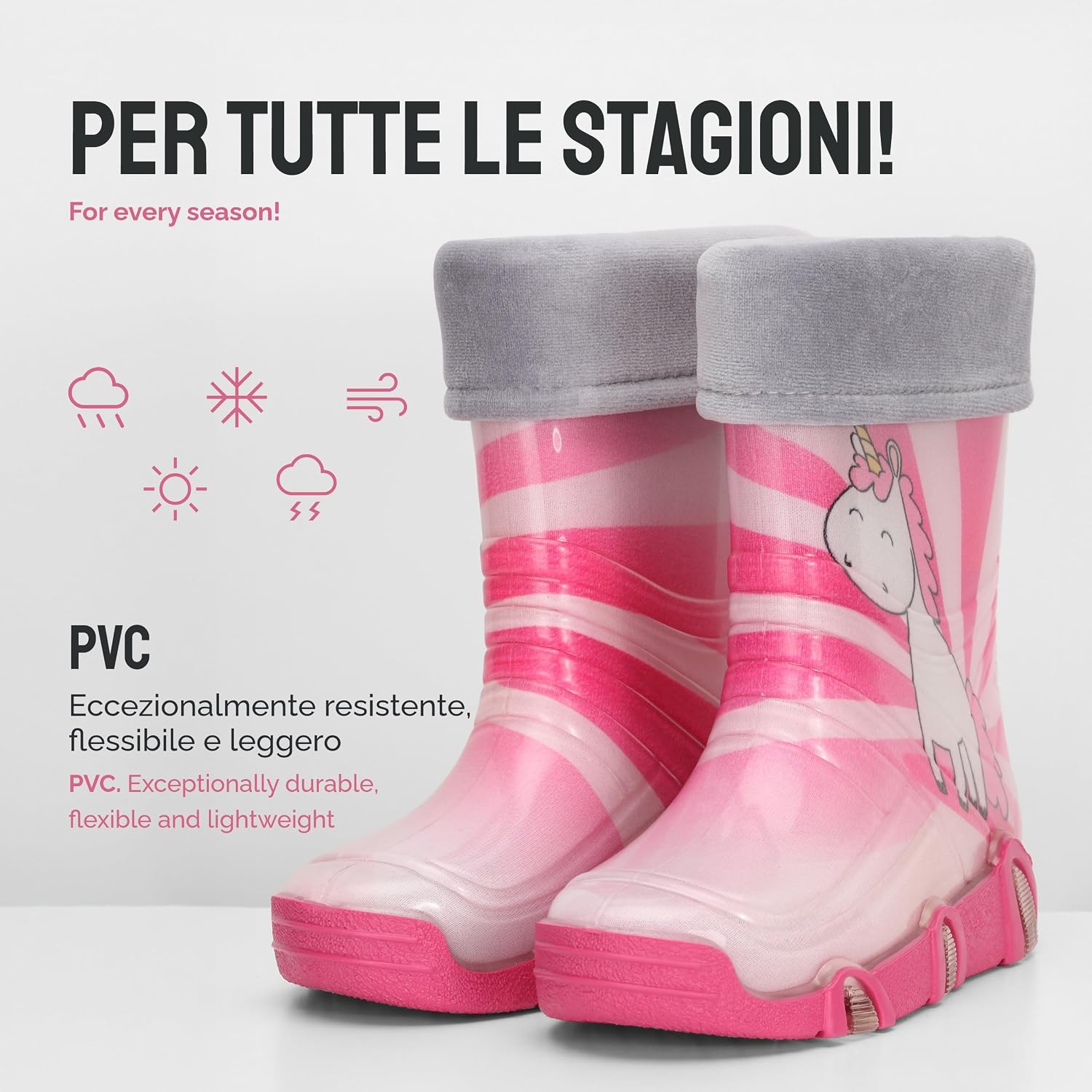 Detalle 2 de Ladeheid Stivali in Gomma Bambino Swk2020