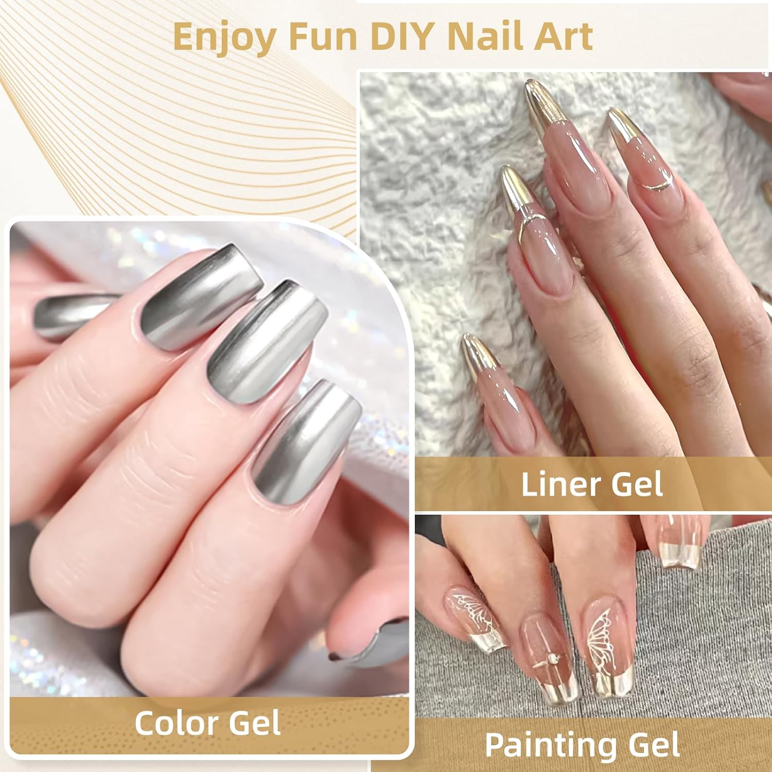 Thumbnail 3 de GOICC Metallique vernis gel 8ML 💅