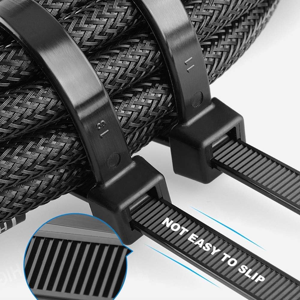 Detalle 1 de Caiery 350mm Nylon Cable Ties 100pc