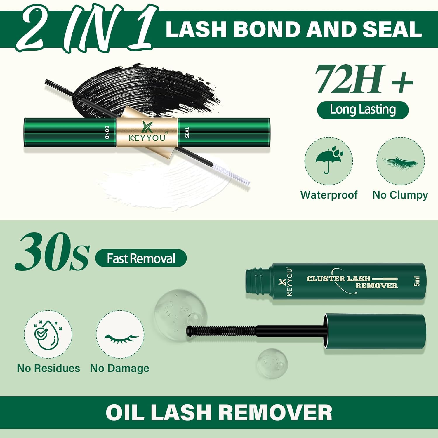 Thumbnail 4 de KEYYOU Lash Extension Kit 300pcs DIY