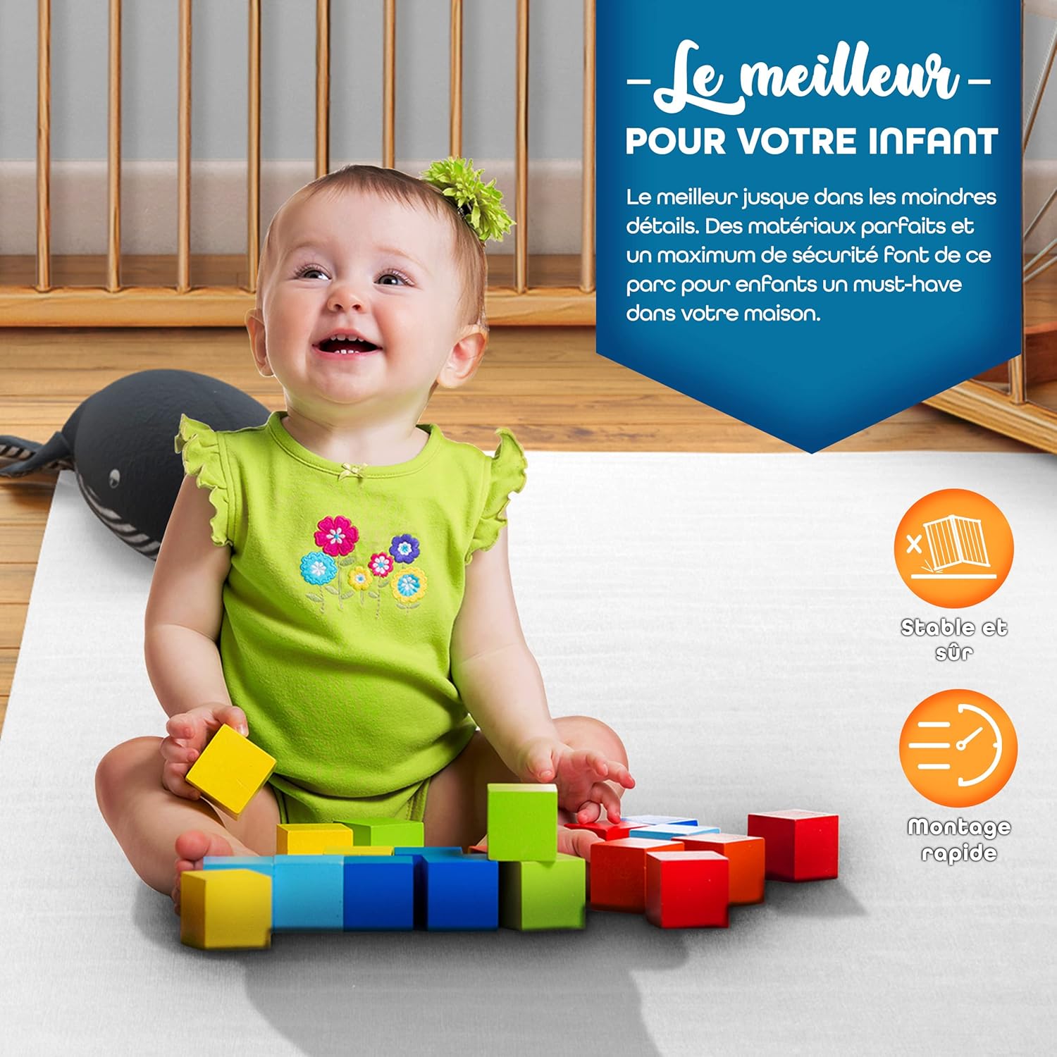 Thumbnail 6 de KIDUKU Barrière de sécurité 7,2 m 🚼