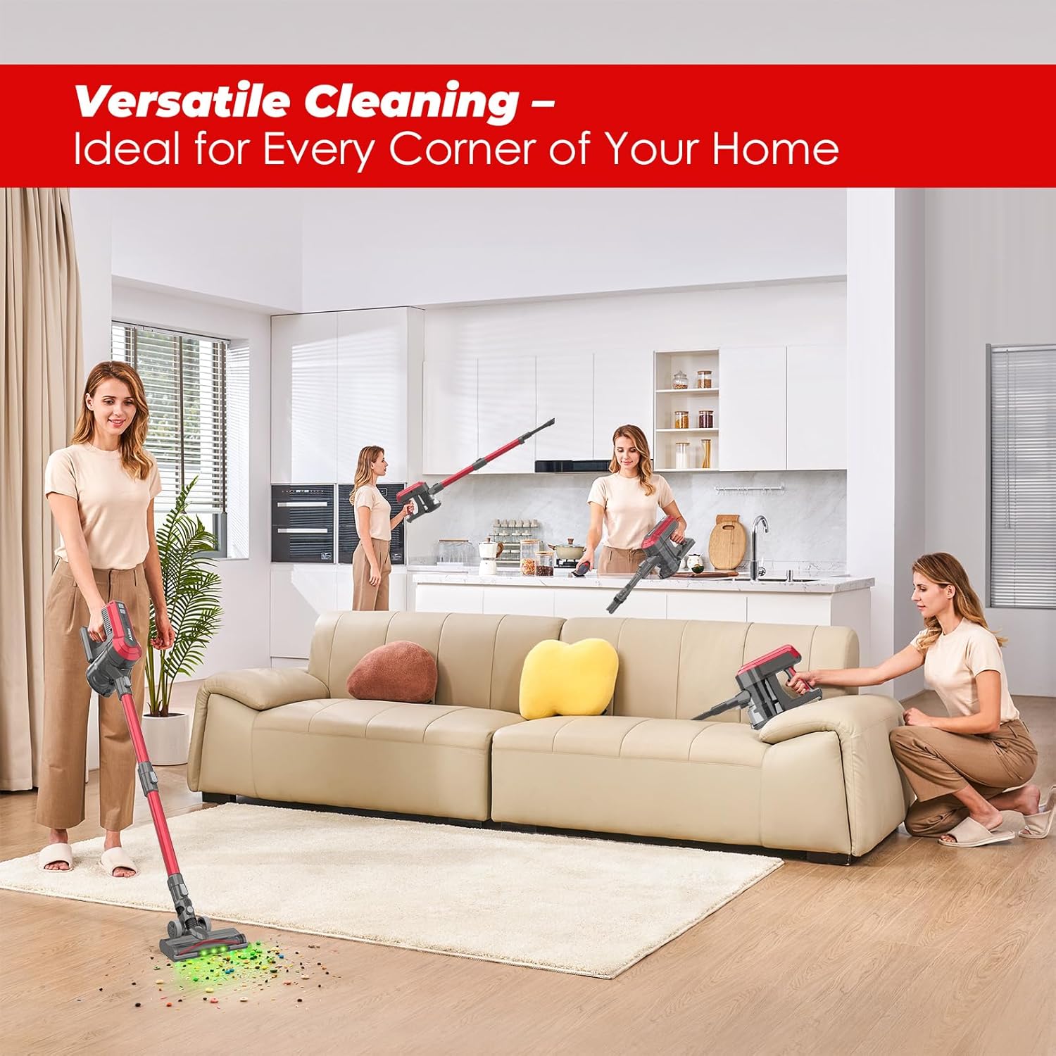 Thumbnail 5 de Akitas V10A 60 min cordless vacuum cleaner