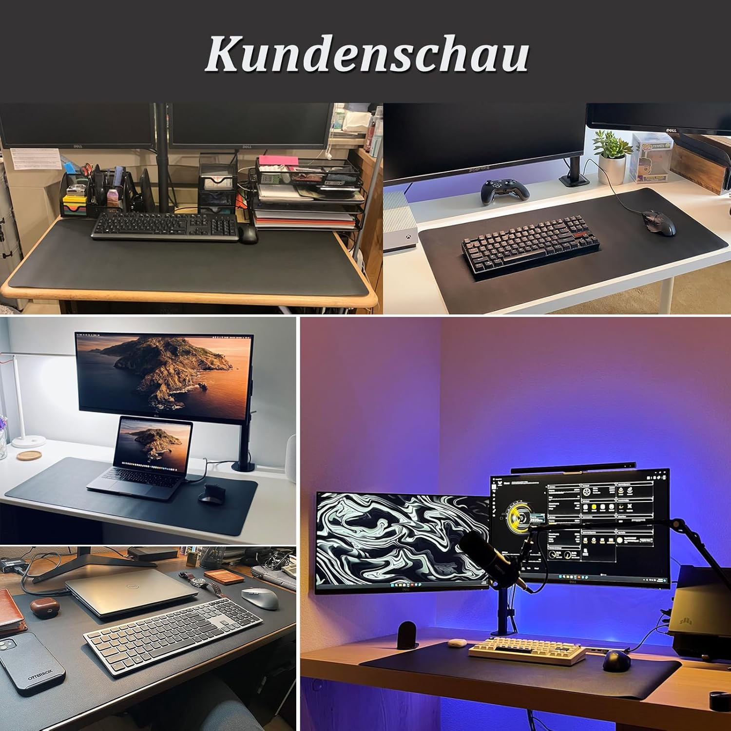 Thumbnail 6 de Sevenpers 80x40cm Mauspad Schreibtischunterlage 🖱️