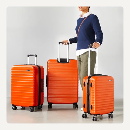 Thumbnail 2 de Amazon Basics Hard Shell Luggage Set (Small, Medium, Large) – Burnt Orange