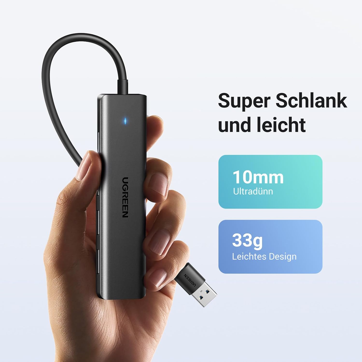 Thumbnail 5 de UGREEN 4-Port USB 3.0 Hub 5Gbps 15cm