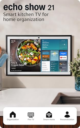 Thumbnail 1 de Amazon Echo Show 21 (newest model): 21-inch Kitchen Hub with Fire TV and Alexa+