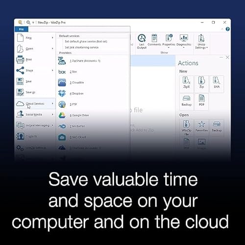 Detalle de Corel WinZip 28 Pro: Cifrado, Compresión y Copia de Seguridad para Gestión de Archivos