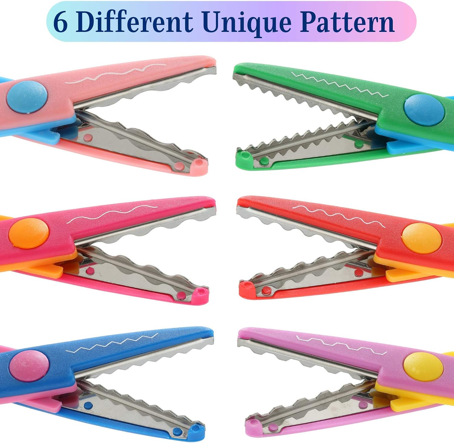 Thumbnail 3 de Mr. Pen Decorative Edge Craft Scissors, 6-Pack