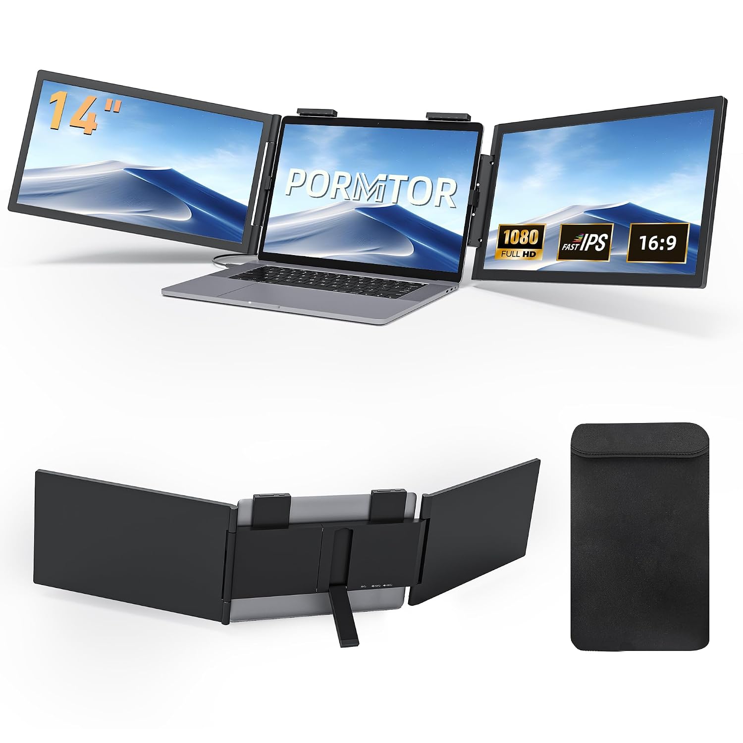 Detalle de Pornitor 14" laptop screen extender