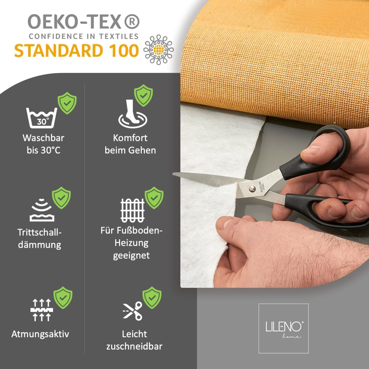 Thumbnail 1 de LILENO HOME Tapis Antidérapant 80x150 cm