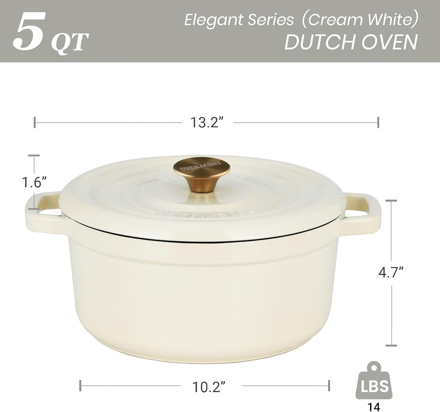 Thumbnail 6 de Overmont Dutch oven 5QT