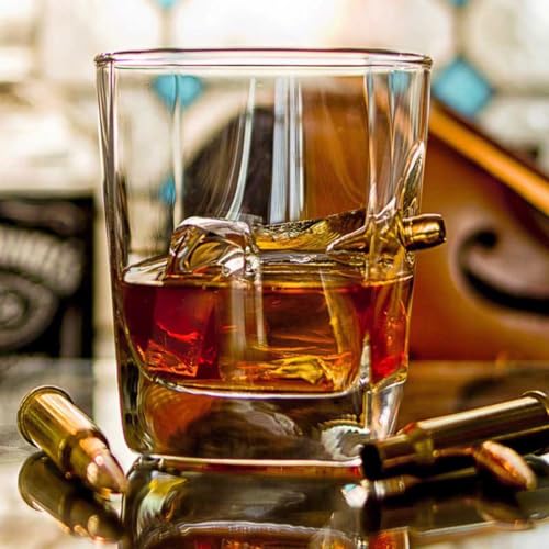 Thumbnail 1 de KolbergGlas Whiskyglas mit echtem Projektil Cal 308 – Handgefertigtes Unikat-Geschenk für Jäger und Whisky-Liebhaber