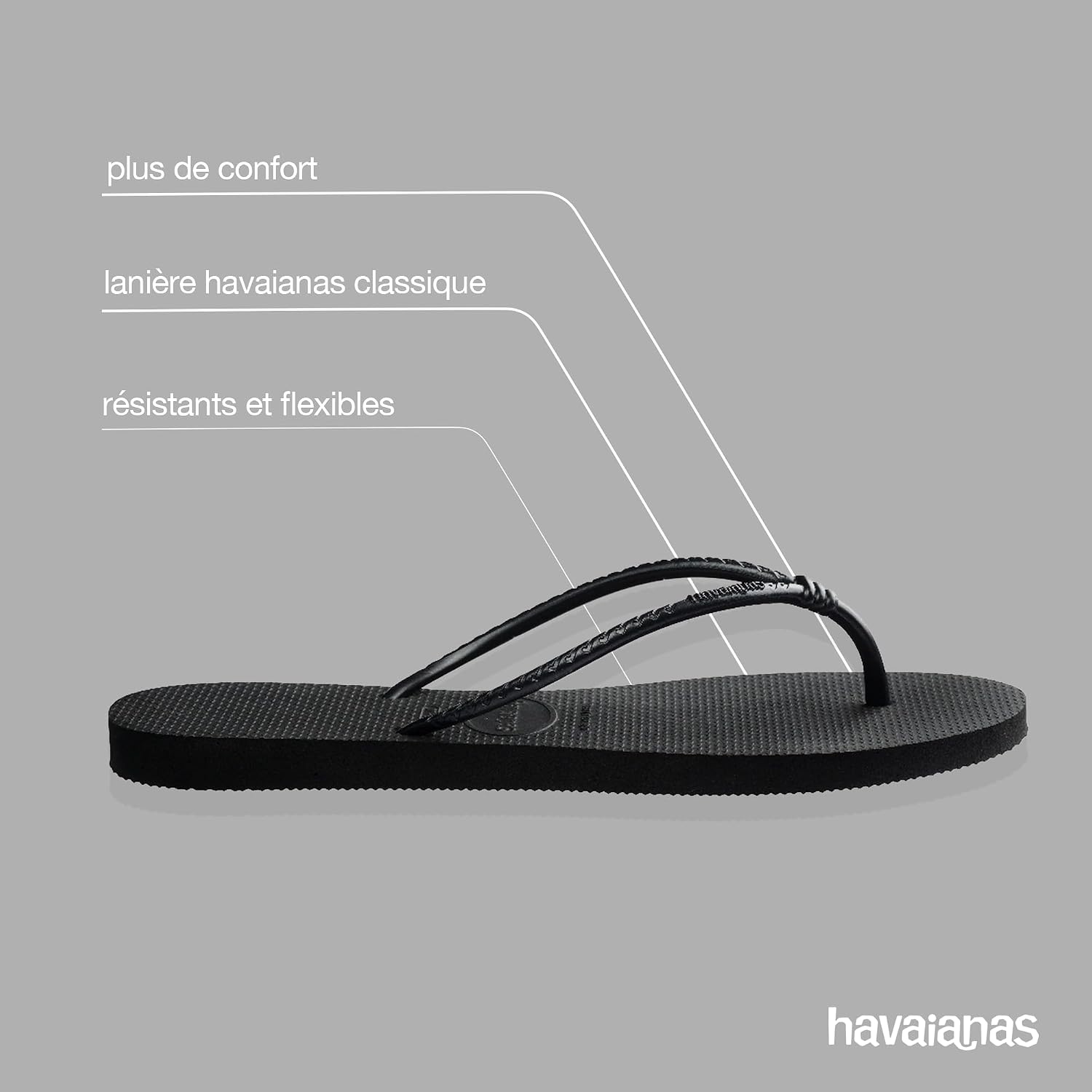 Thumbnail 3 de Havaianas Femme Hav.Slim Sandales à fines lanières avec nœud