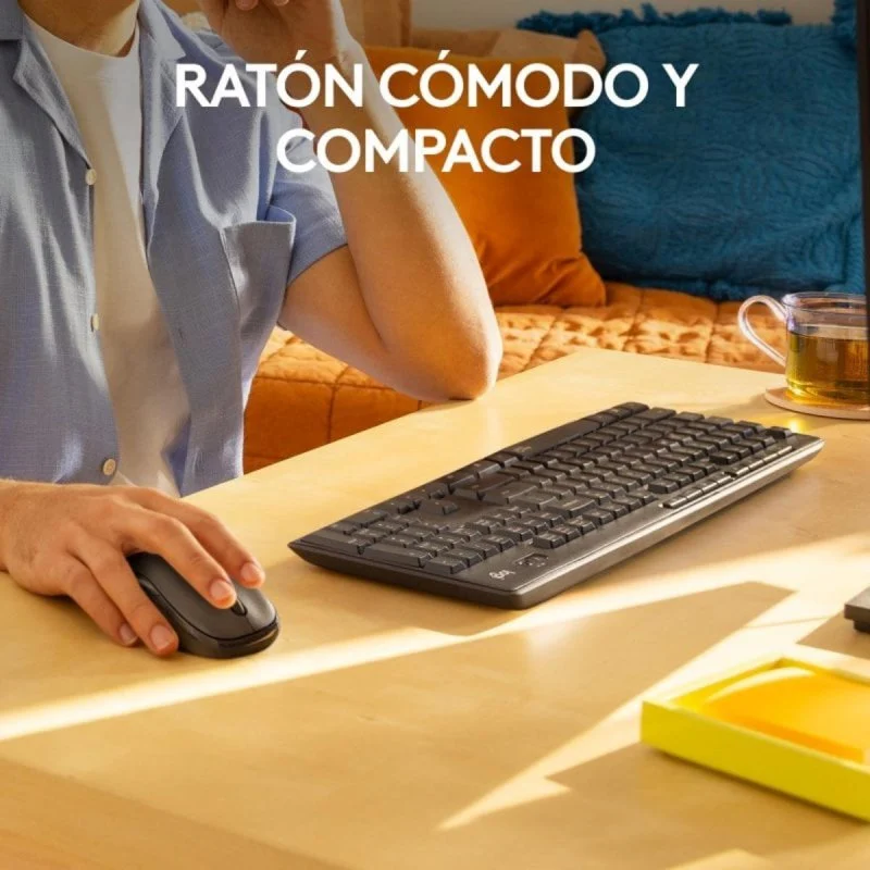 Detalle de Logitech MK295 Silent Wireless Combo, inalámbrico