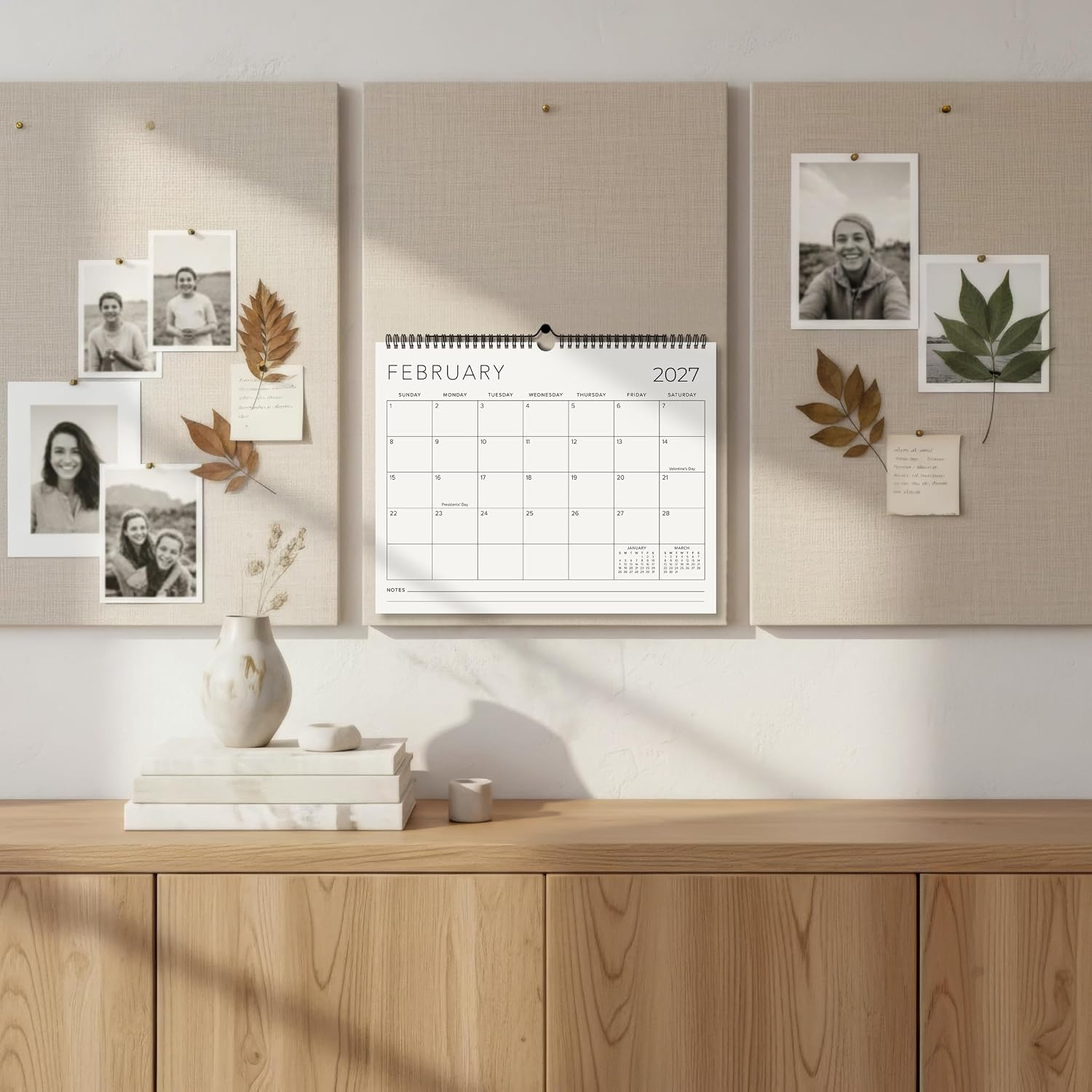 Detalle de ZICOTO zic-minwcal0626-1227_26-024 2026–2027 Wall Calendar, 14.5 x 11.5 in