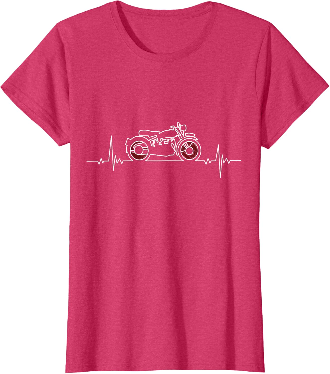 Thumbnail 6 de Retro Moto Heartbeat T‑Shirt Motard