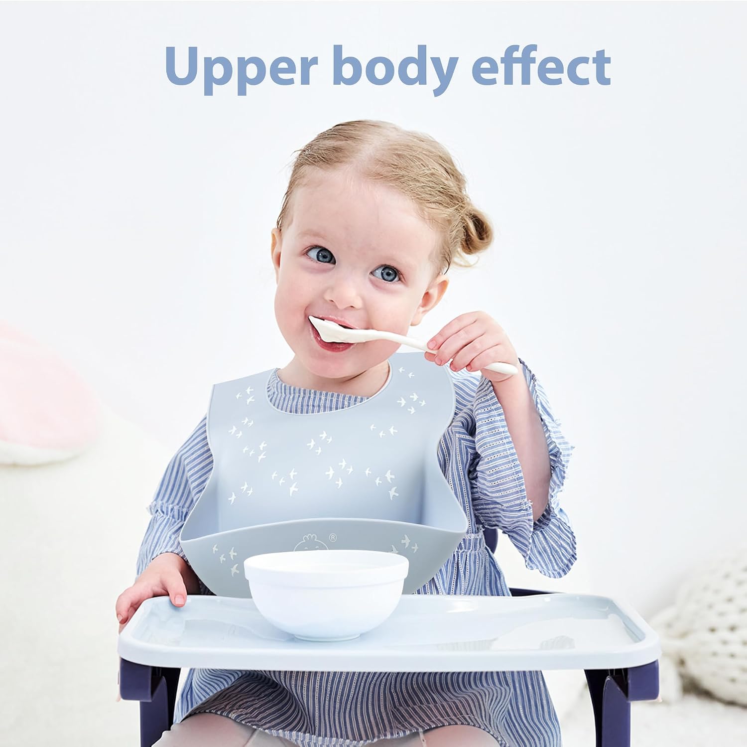 Detalle 2 de Little Dimsum Silicone Baby Feeding Bibs 1 pack